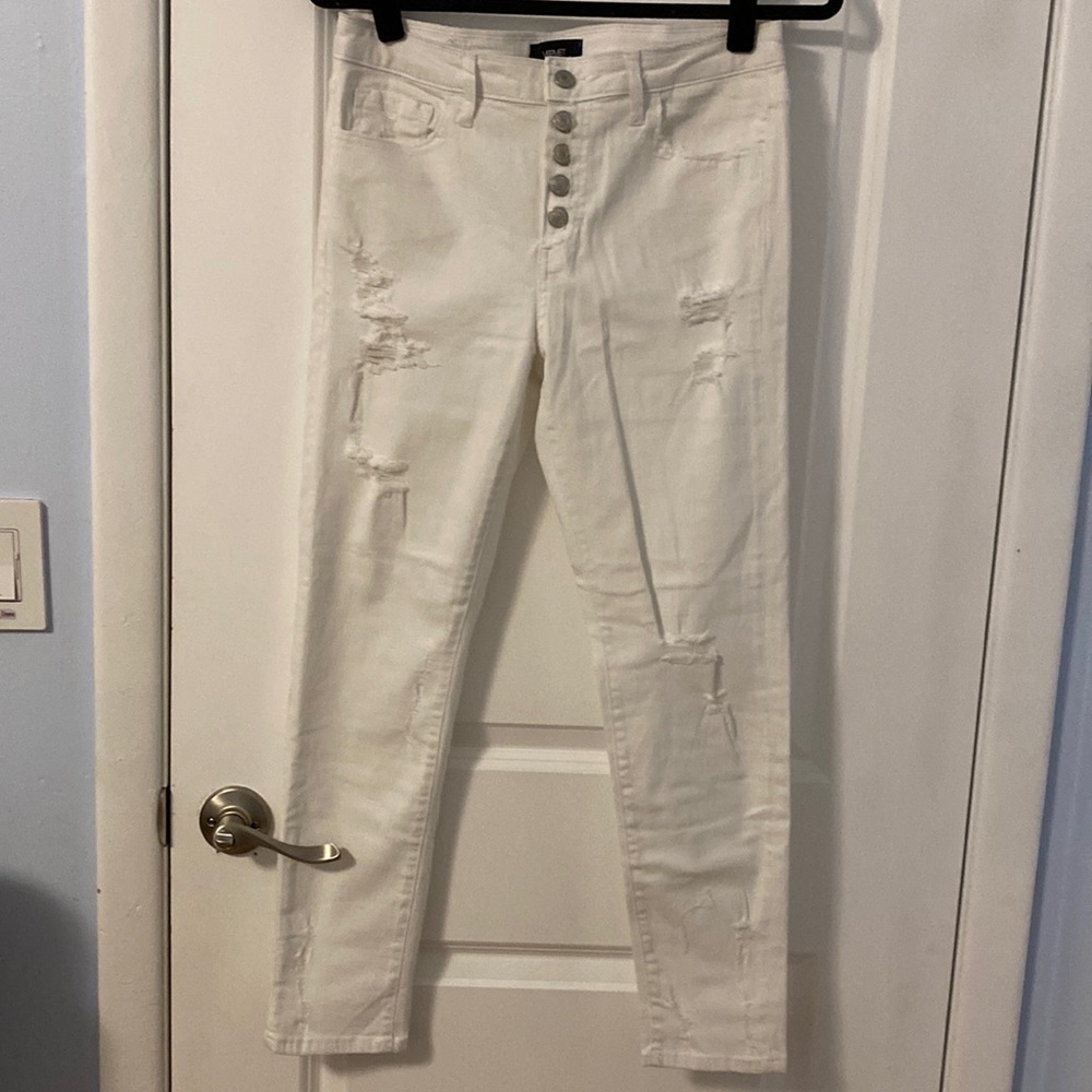 Vervet White Skinny Jeans